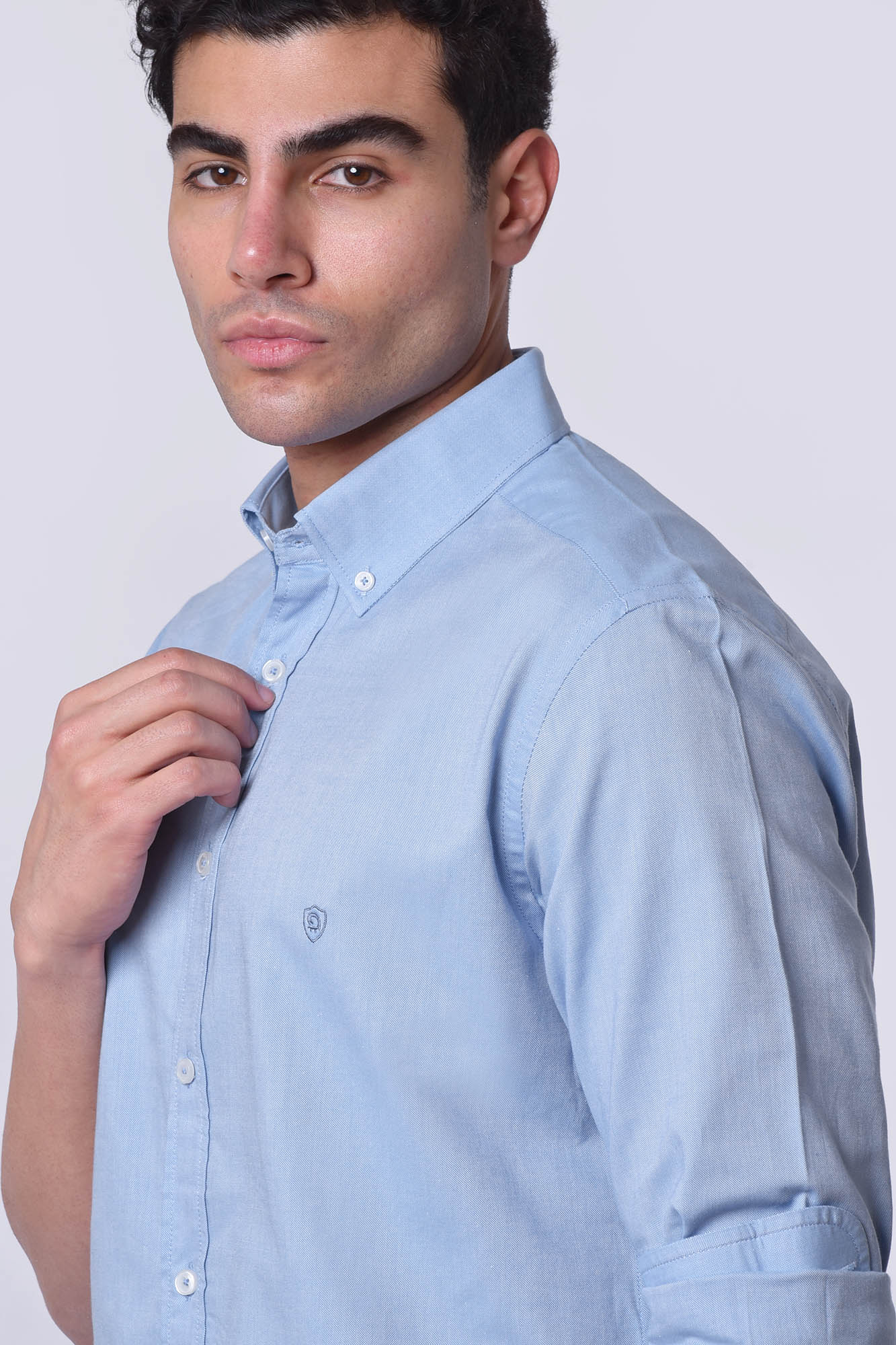 پیراهن آکسفورد آستین بلند اسلیم