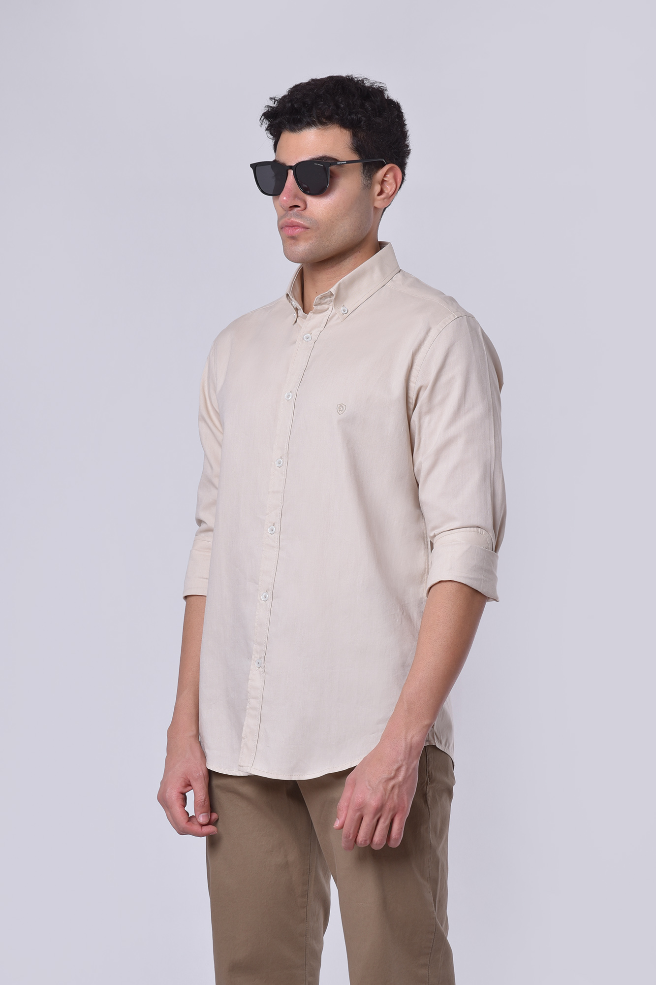 پیراهن آکسفورد آستین بلند اسلیم