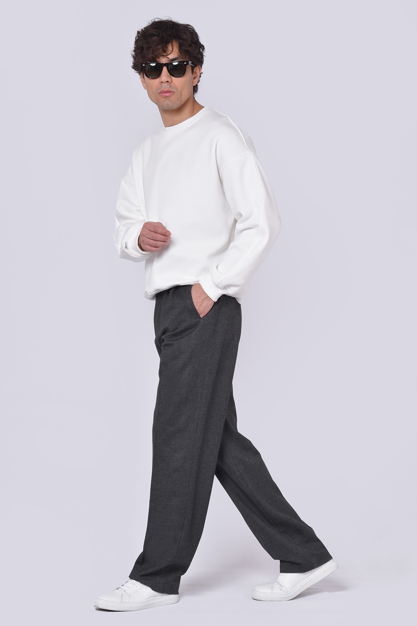 شلوار پارچه ای پشمی