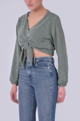 بلوز آستین بلند ساده