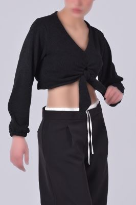 بلوز آستین بلند ساده