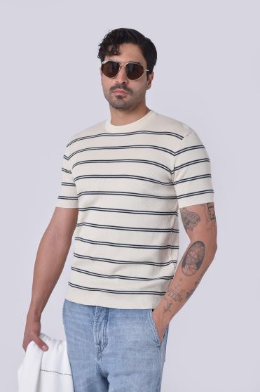 تیشرت آستین کوتاه بافت تیشرت آستین کوتاه بافت