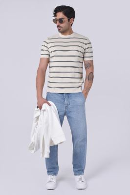 تیشرت آستین کوتاه بافت