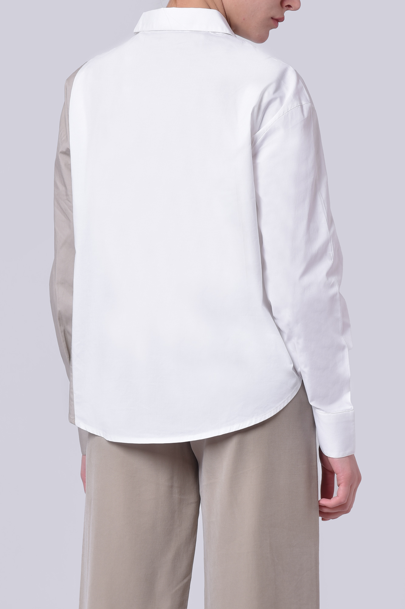 شومیز آستین بلند پوپلین