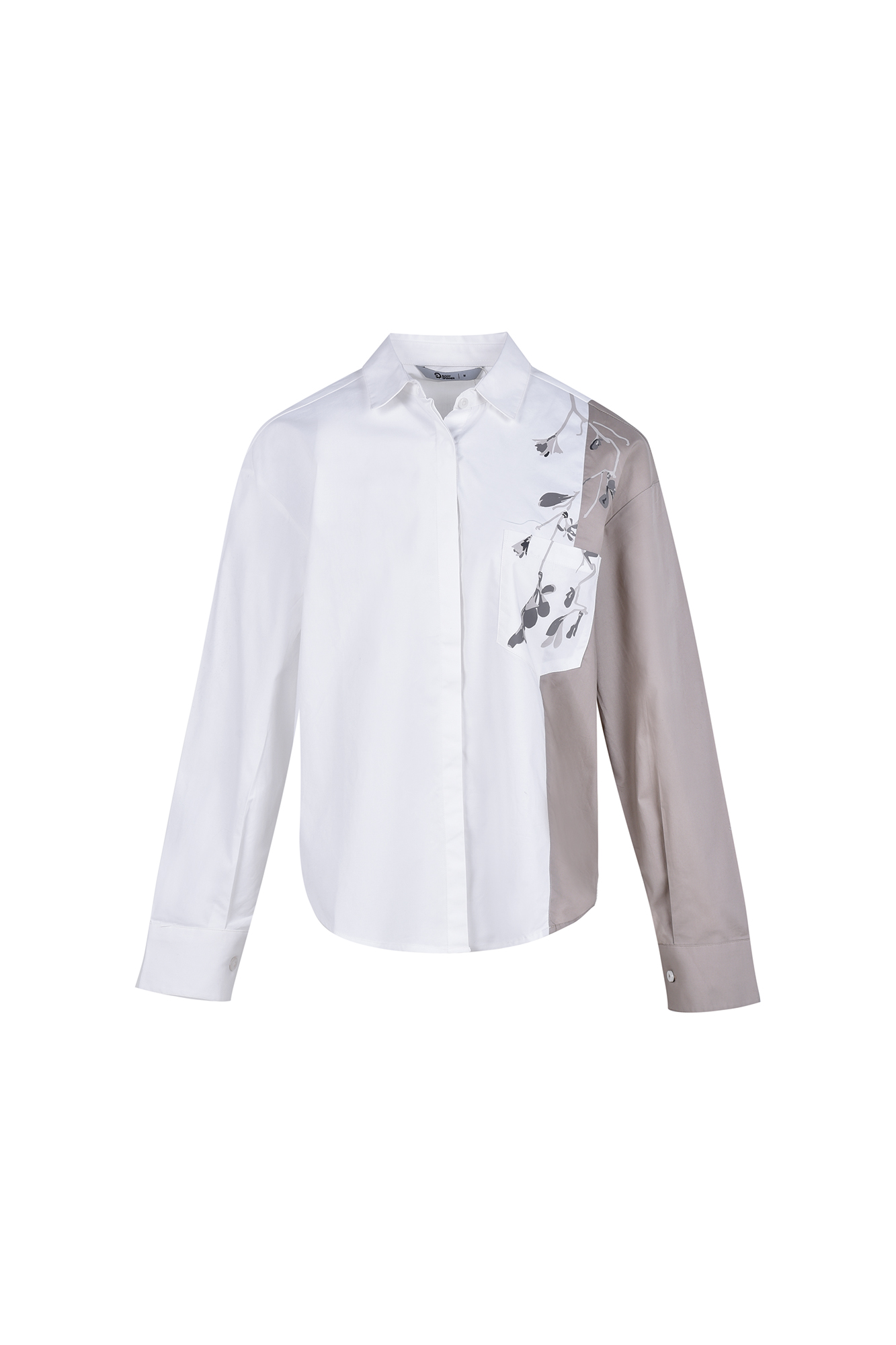 شومیز آستین بلند پوپلین