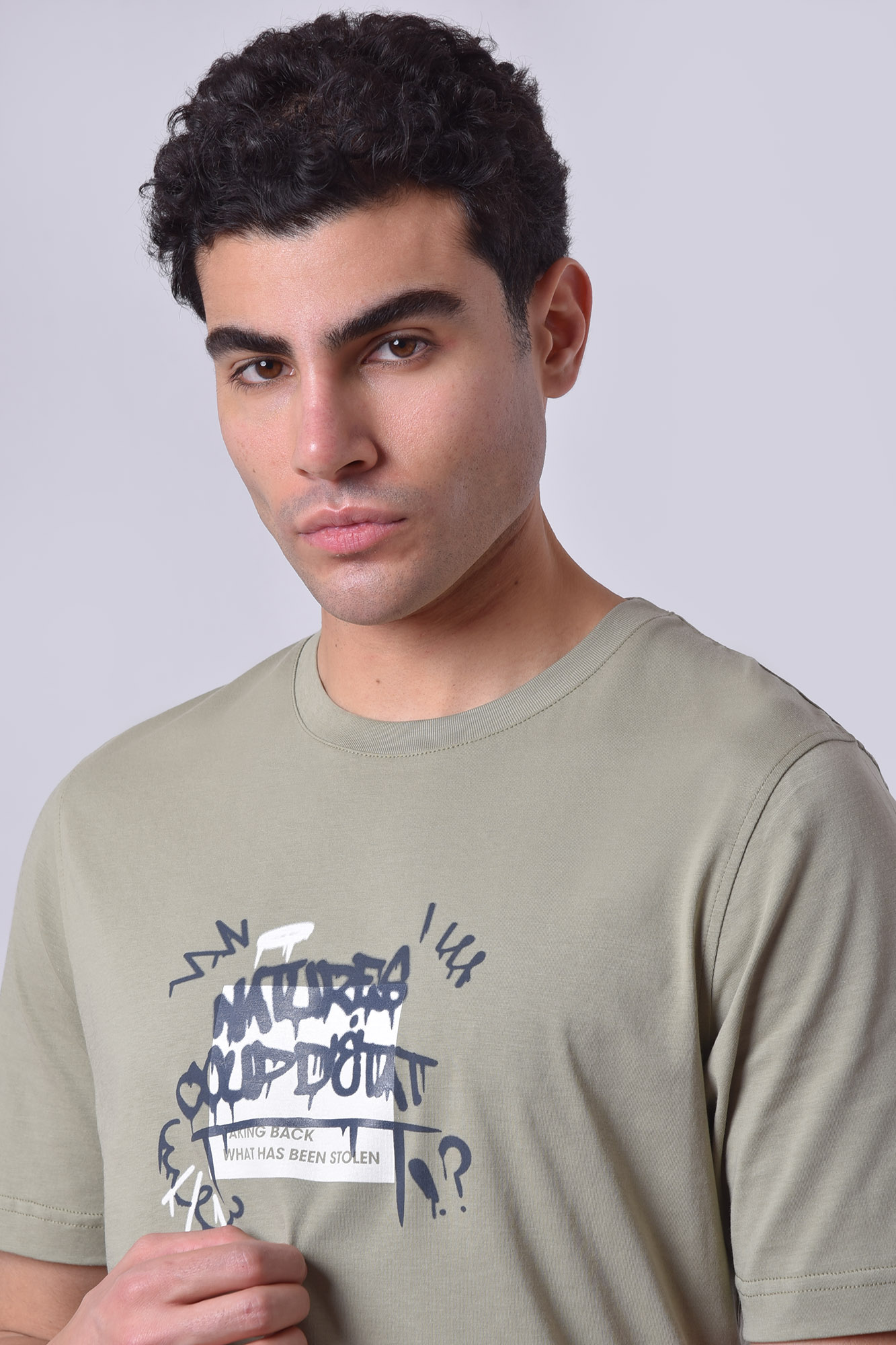 تیشرت آستین کوتاه چاپی