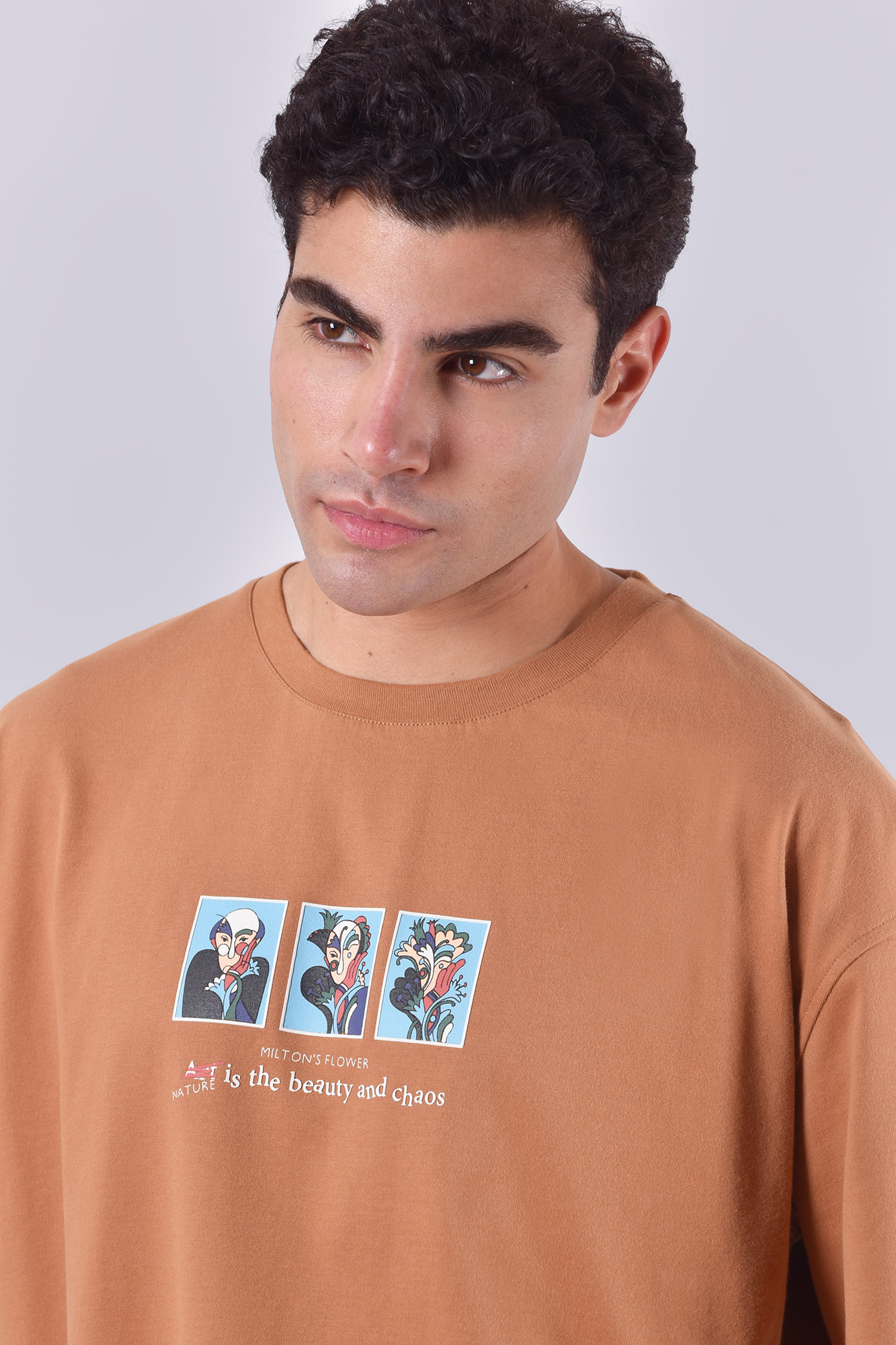 تیشرت آستین کوتاه چاپی