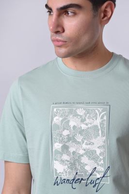 تیشرت آستین کوتاه چاپی