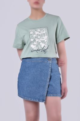 تیشرت آستین کوتاه چاپی