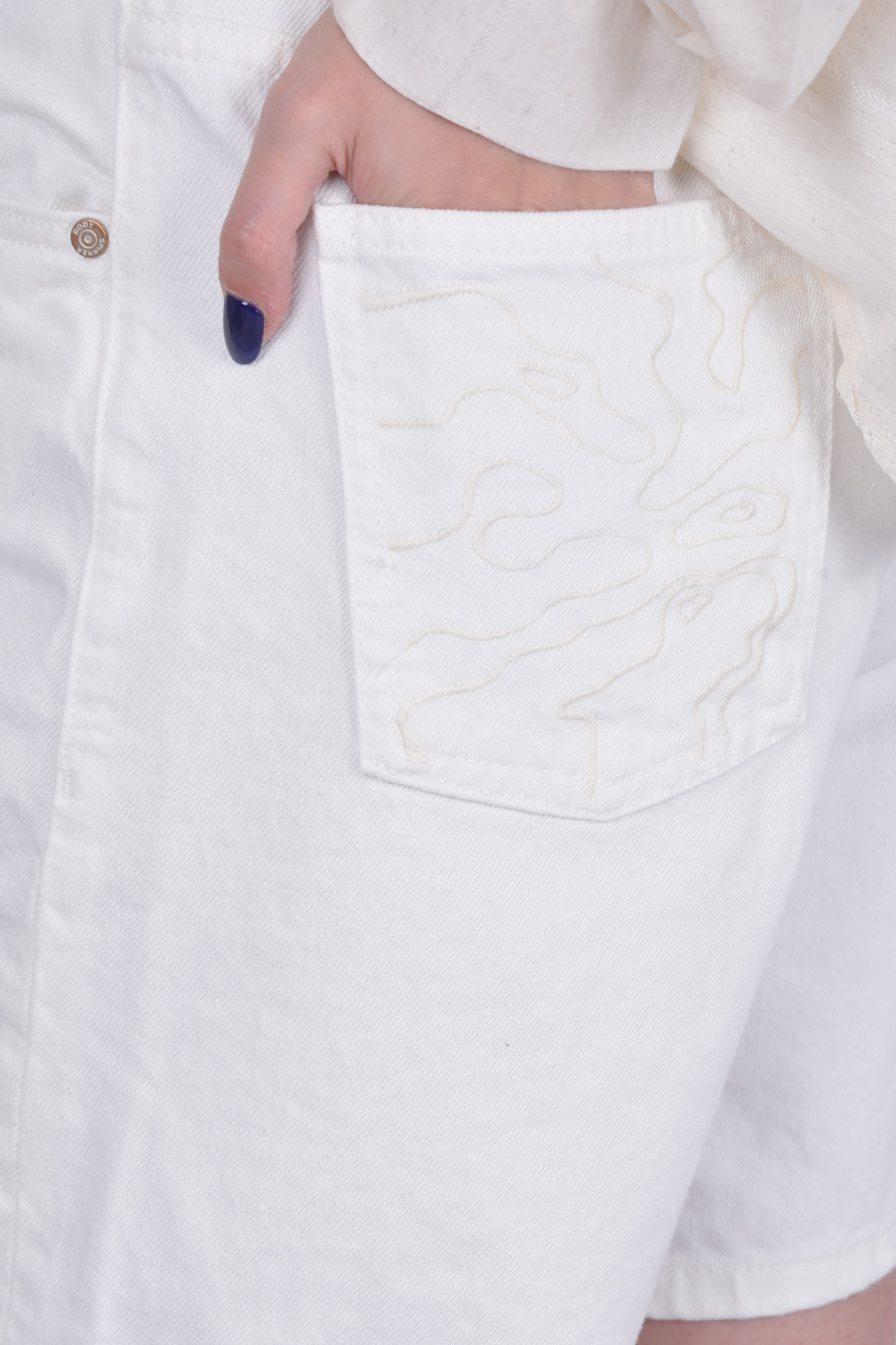 شلوارک جین ساده