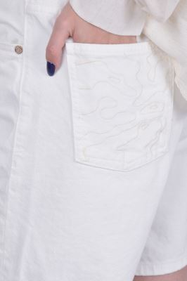 شلوارک جین ساده