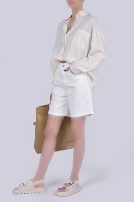 شلوارک جین ساده