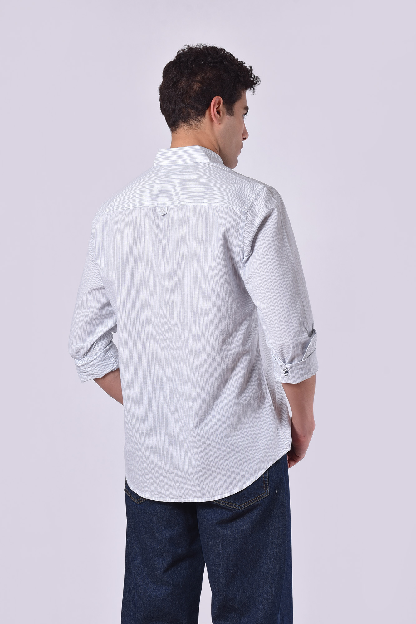 پیراهن آستین بلند راه راه