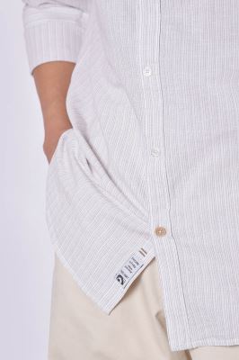 پیراهن آستین بلند راه راه