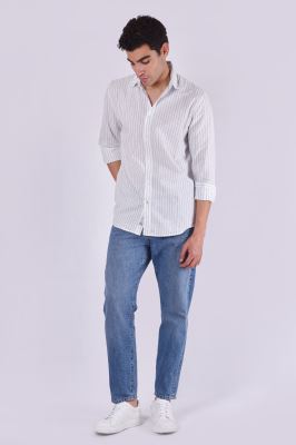 پیراهن آستین بلند لینن