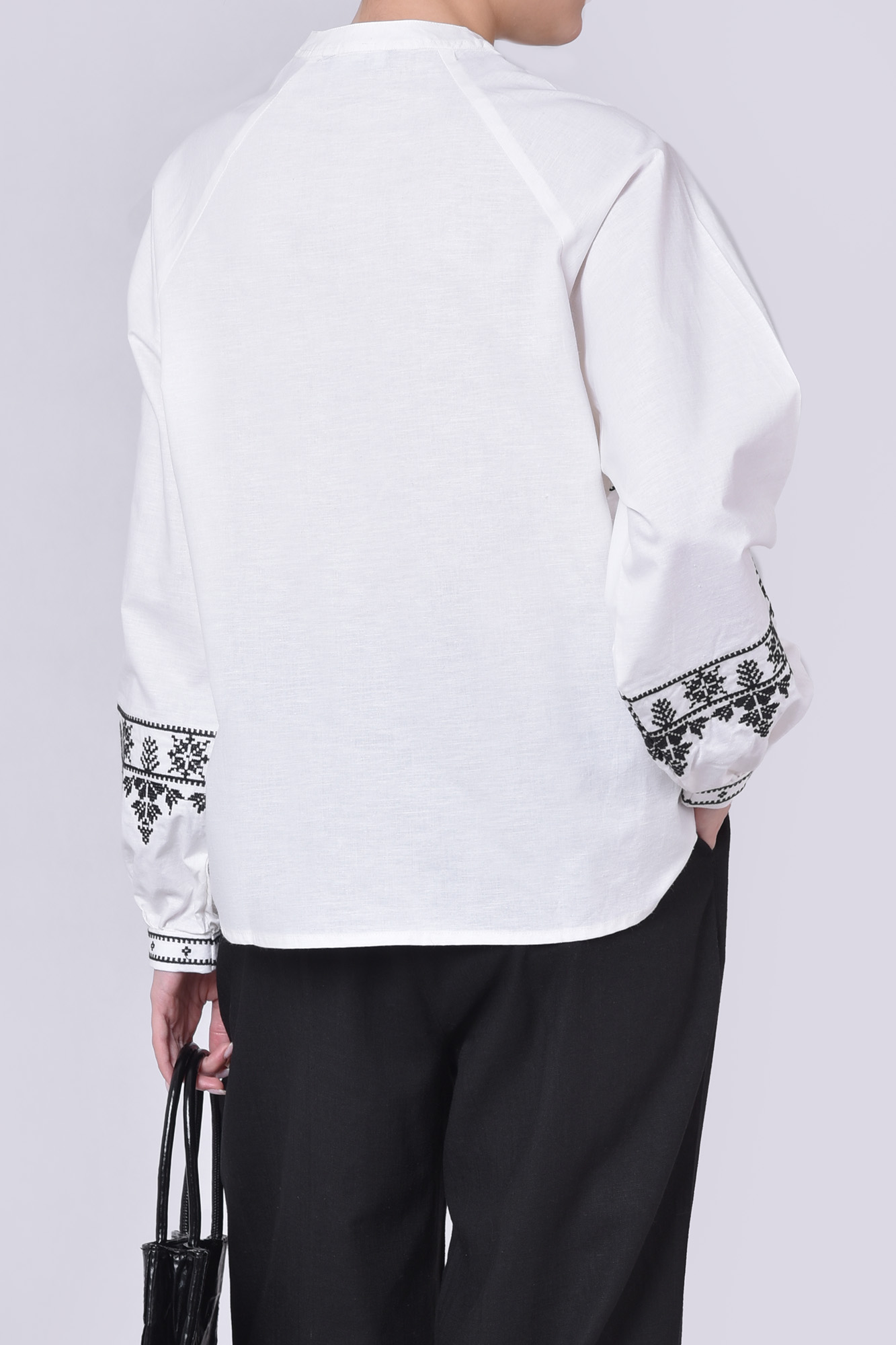 شومیز آستین بلند گلدوزی