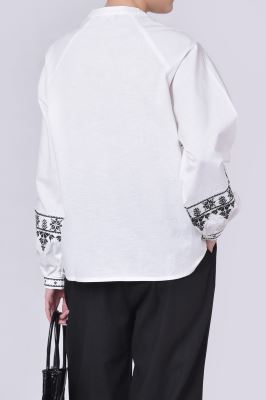 شومیز آستین بلند گلدوزی