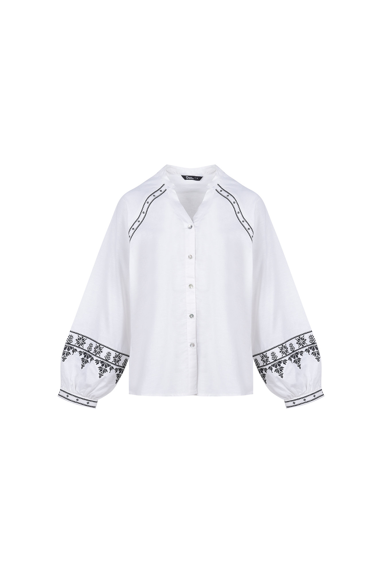 شومیز آستین بلند گلدوزی