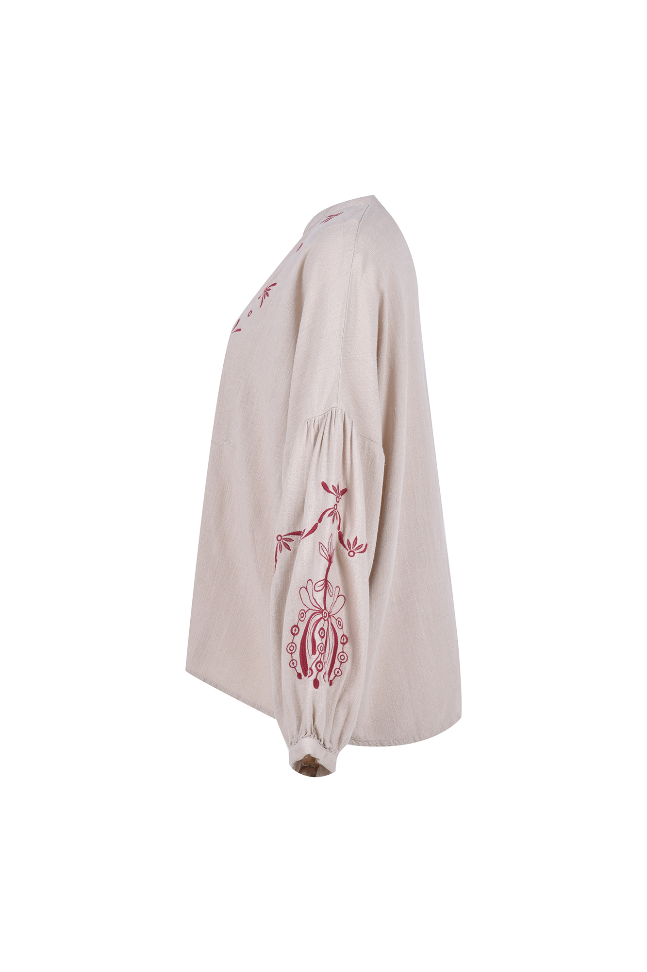 بلوز آستین بلند لینن