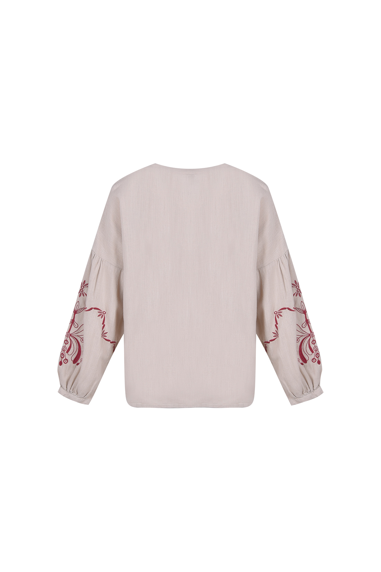 بلوز آستین بلند لینن