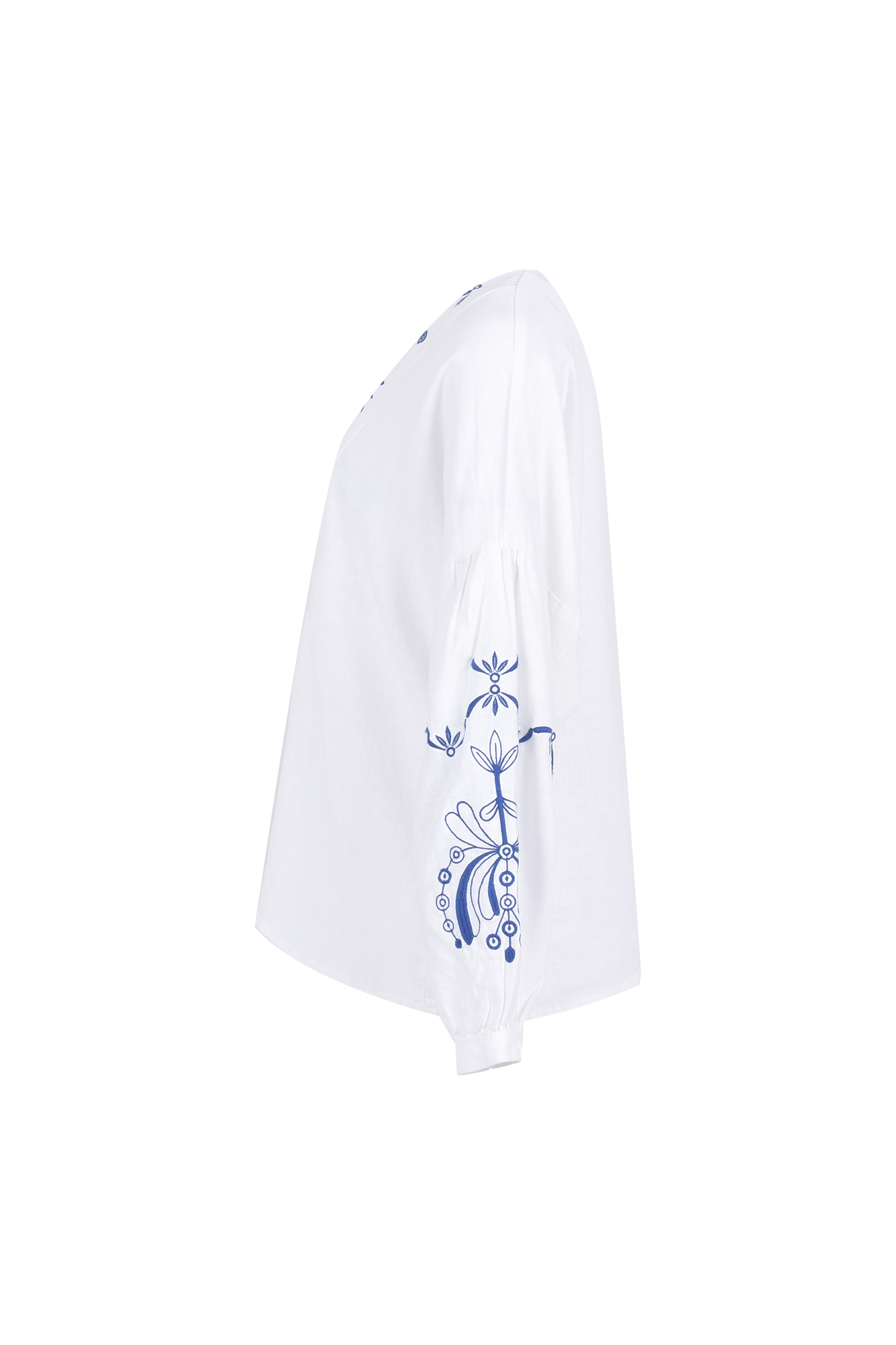 بلوز آستین بلند لینن