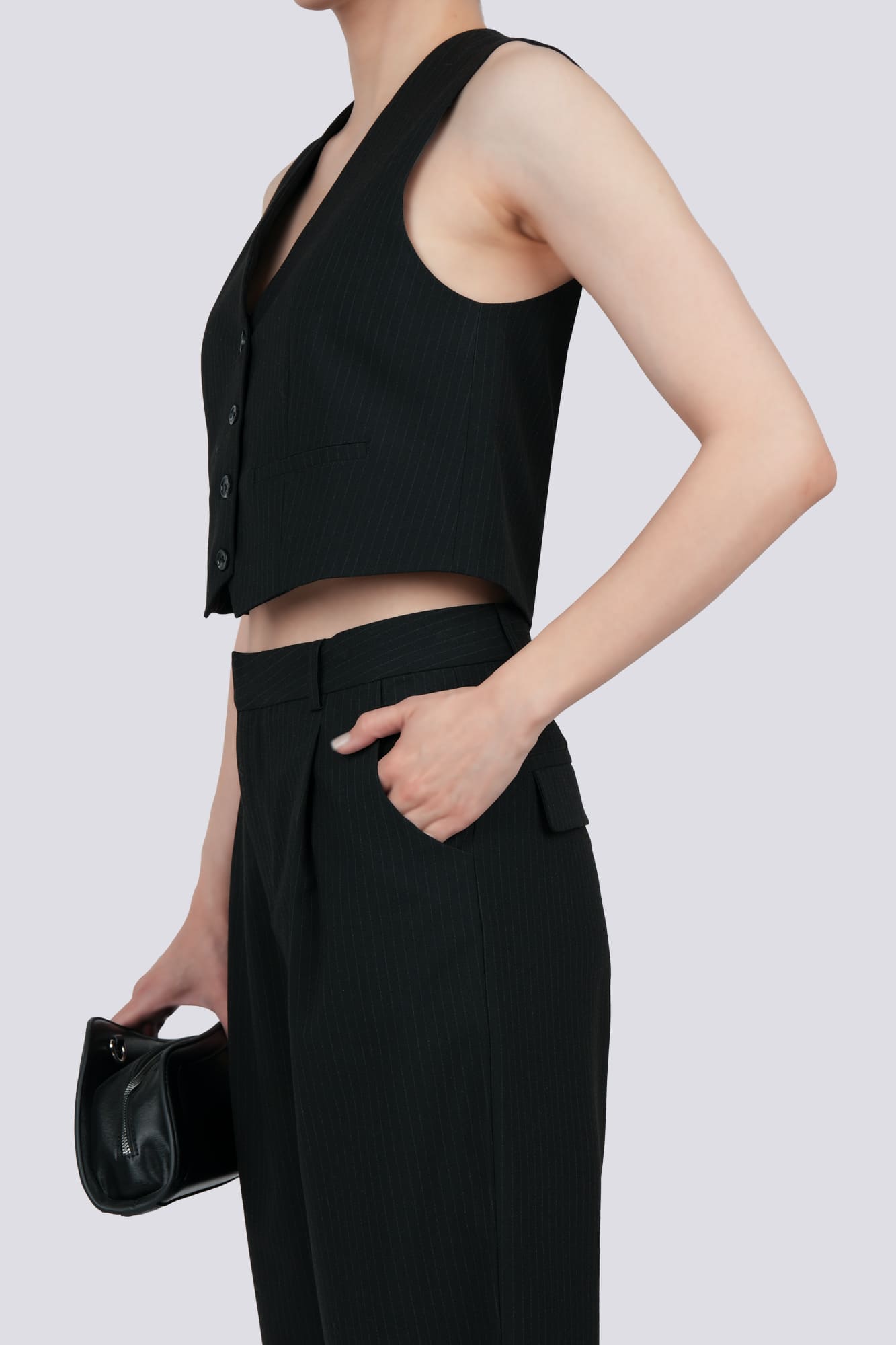 وست کوتاه راه راه