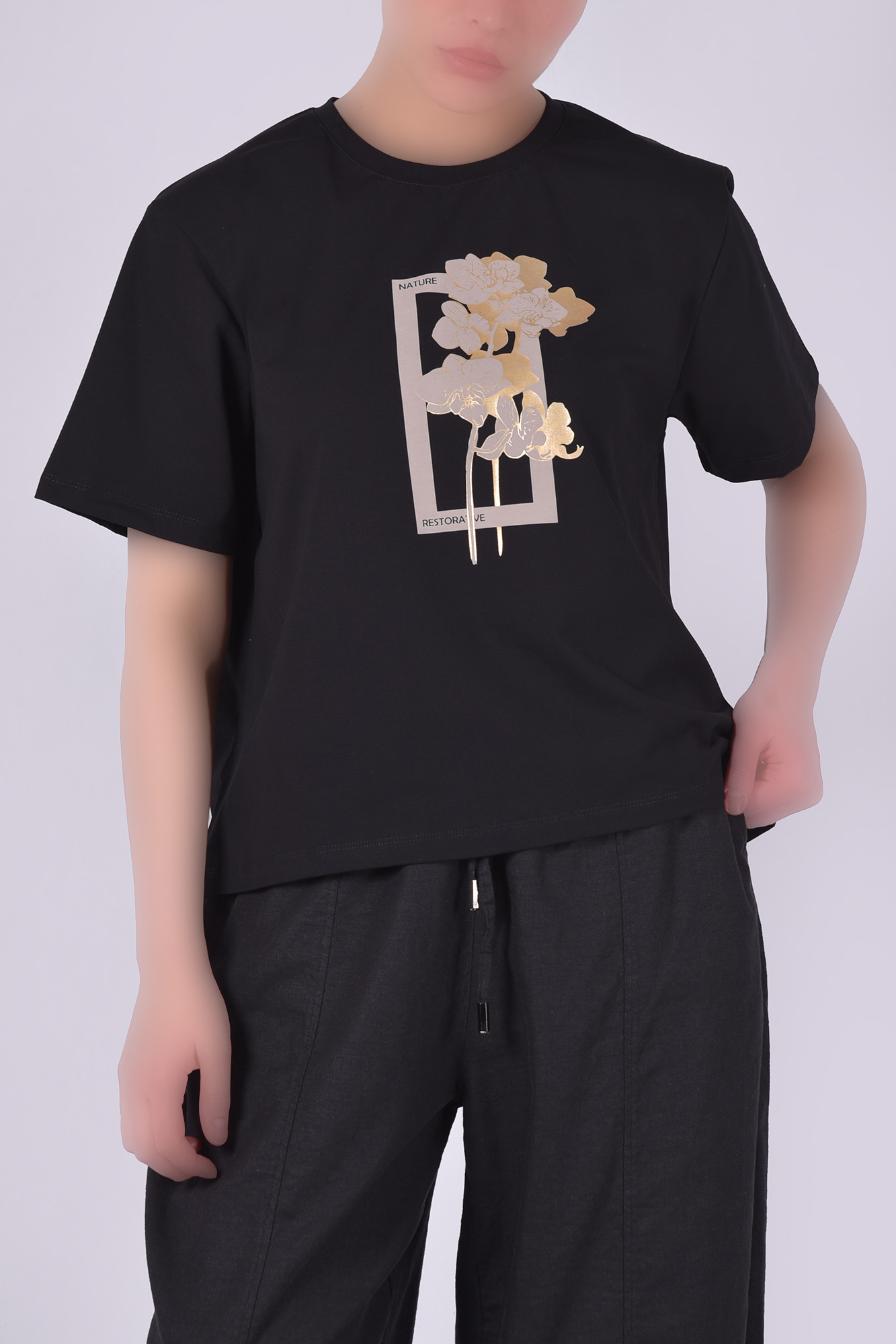 تیشرت آستین کوتاه چاپی