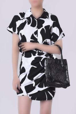 پیراهن زنانه کوتاه طرحدار