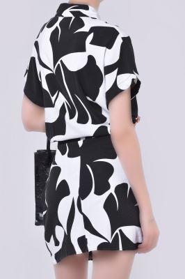 پیراهن زنانه کوتاه طرحدار