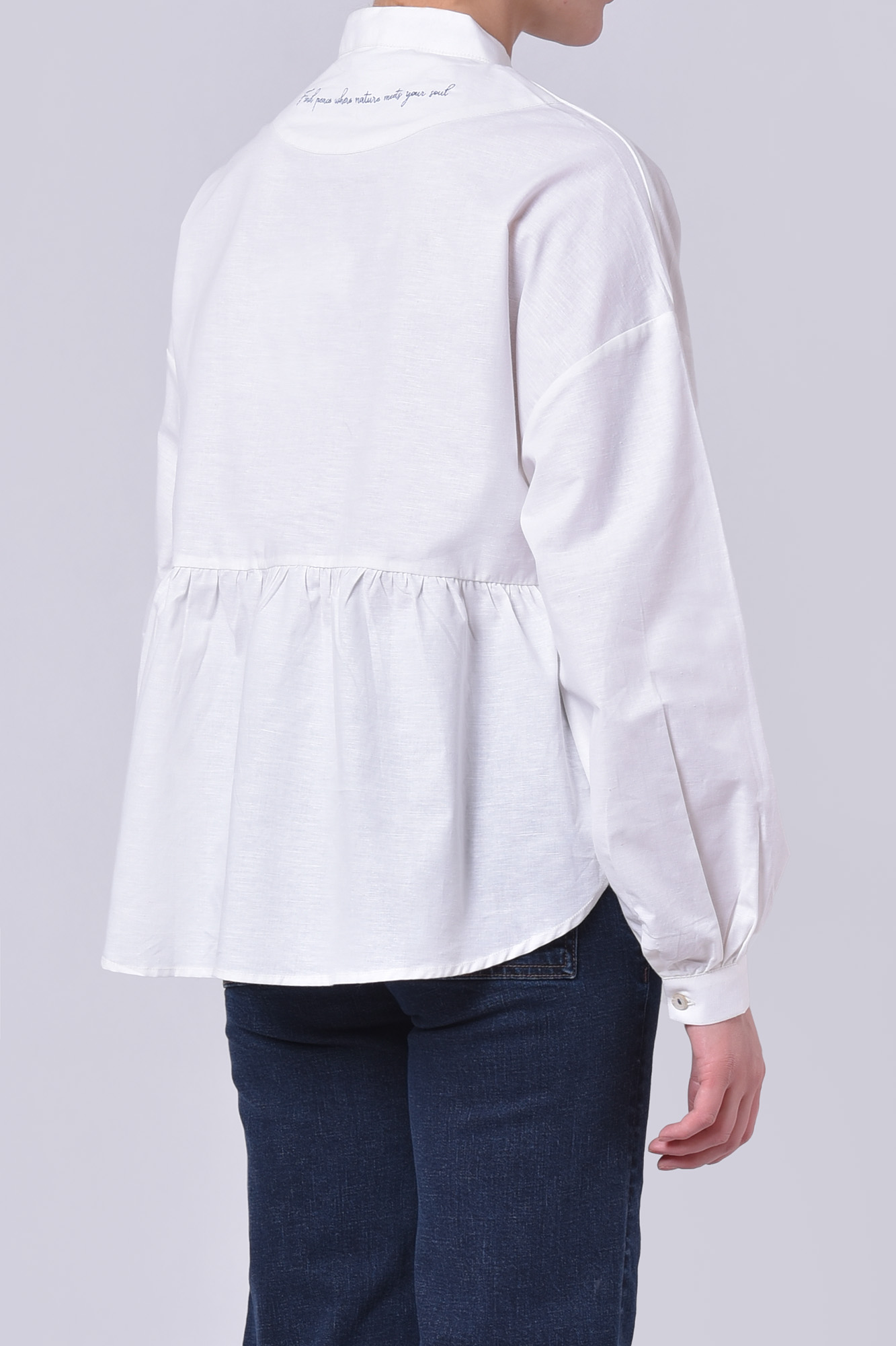 بلوز آستین بلند گلدوزی