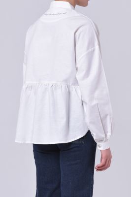 بلوز آستین بلند گلدوزی