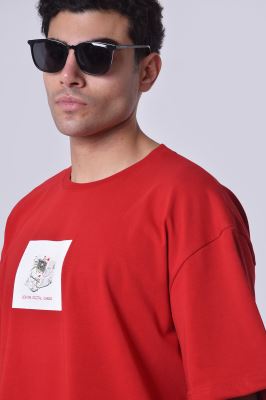 تیشرت آستین کوتاه چاپی