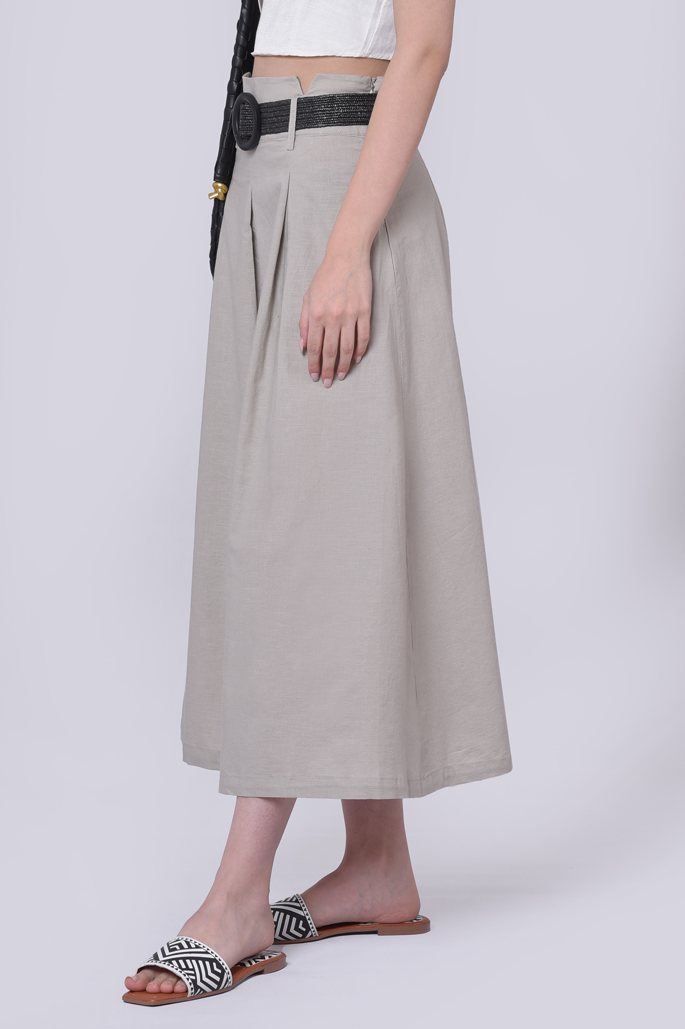 دامن بلند لینن
