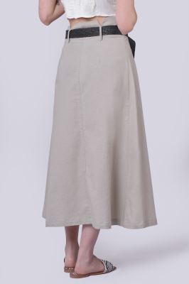 دامن بلند لینن