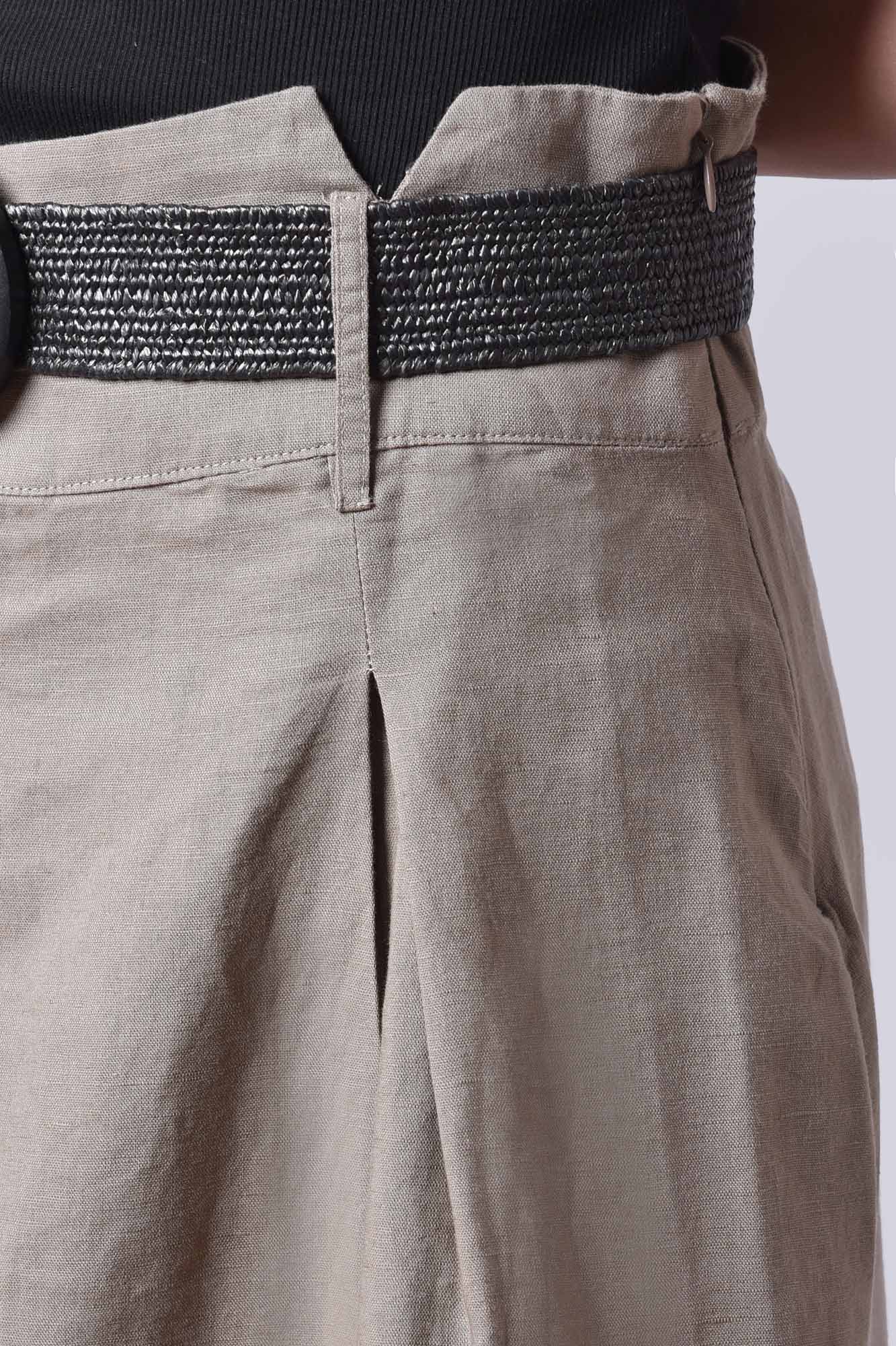 دامن بلند لینن