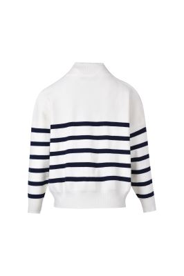 بافت نیم زیپ راه راه زنانه