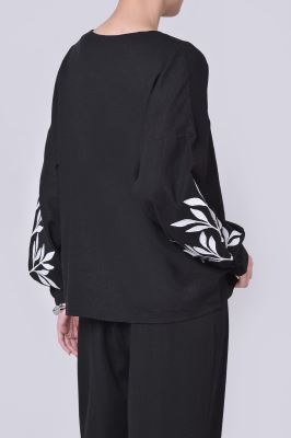 بلوز آستین بلند گلدوزی