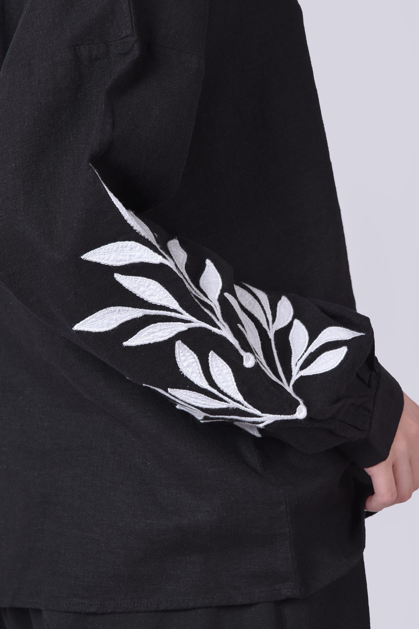 بلوز آستین بلند گلدوزی