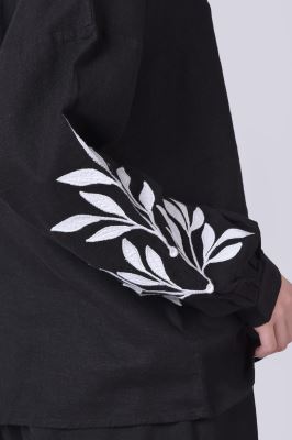 بلوز آستین بلند گلدوزی