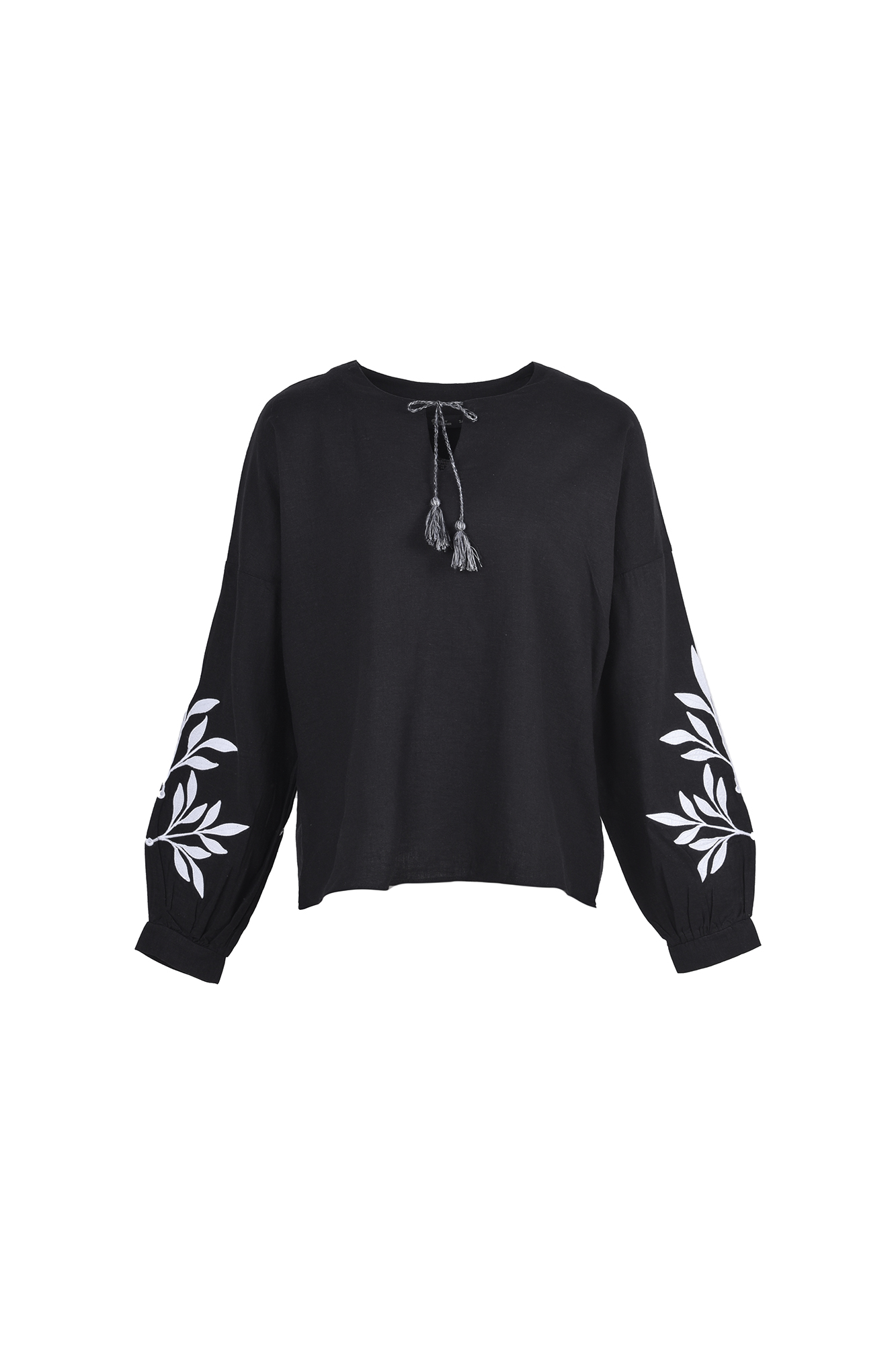 بلوز آستین بلند گلدوزی