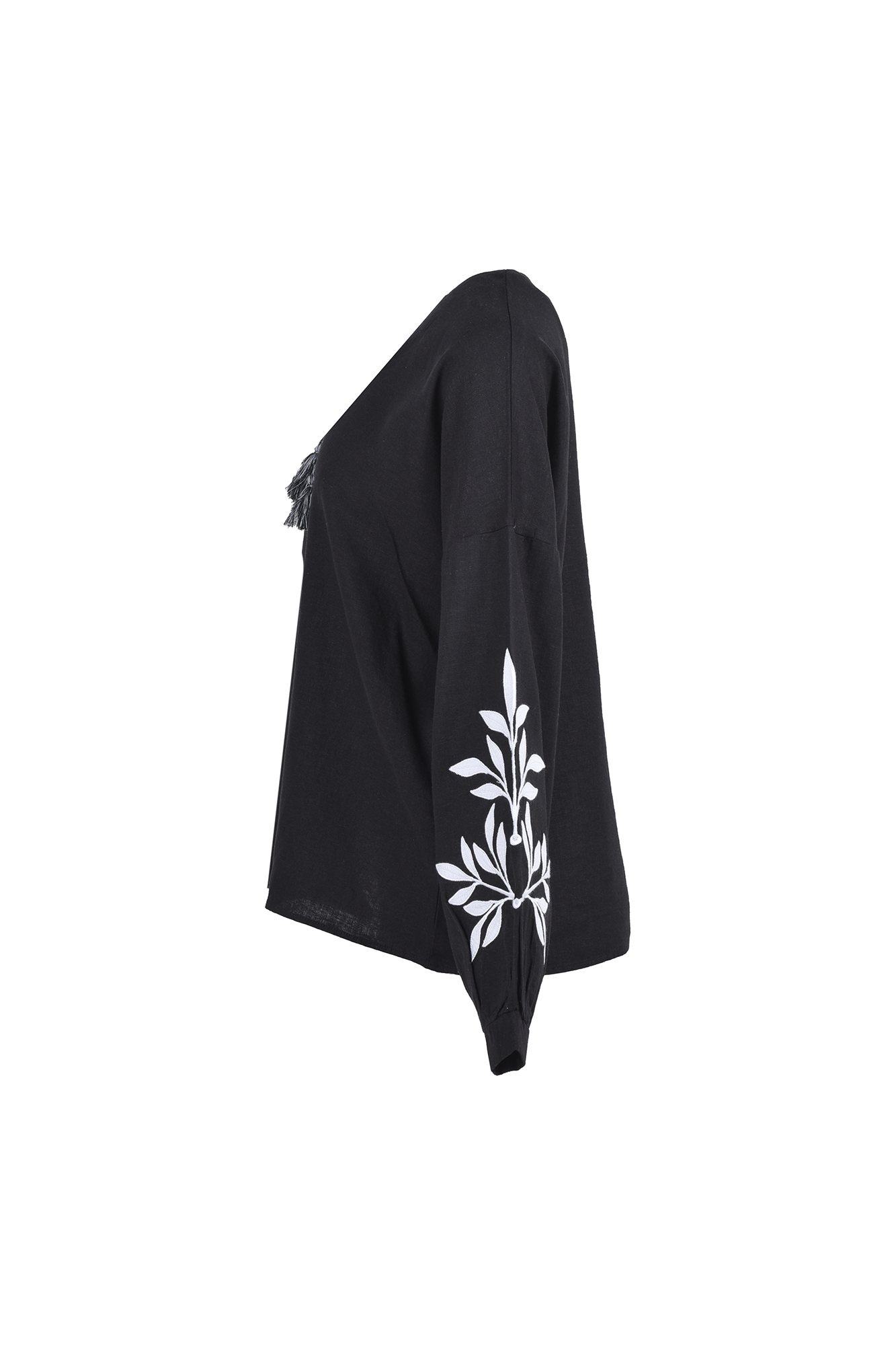 بلوز آستین بلند گلدوزی