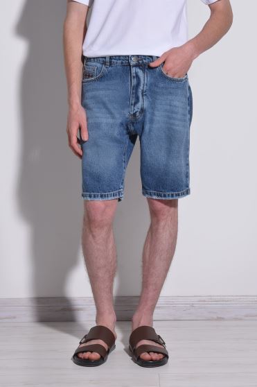 شلوارک جین ساده