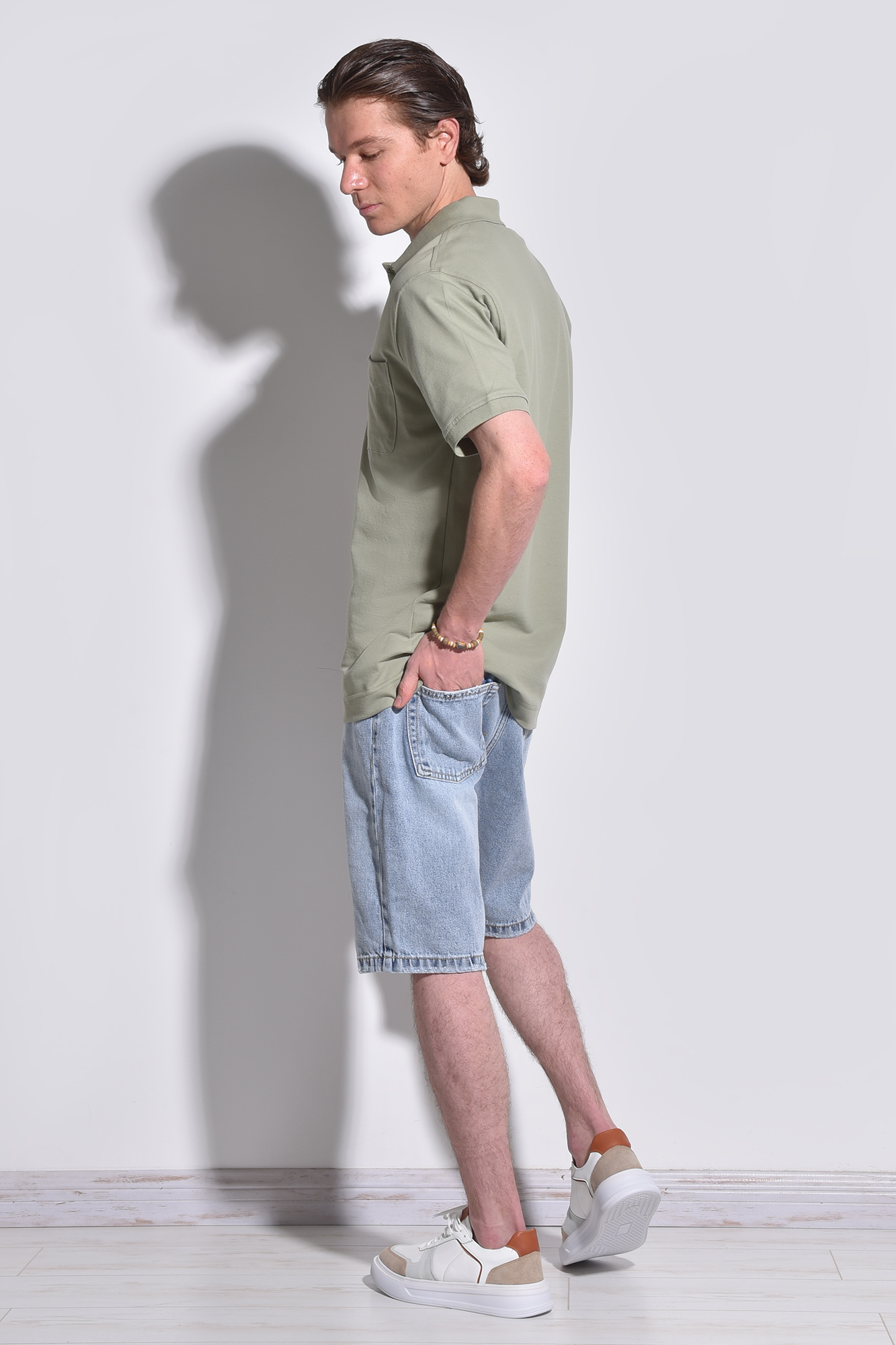 شلوارک جین ساده