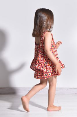 تاپ پیراهنی طرحدار