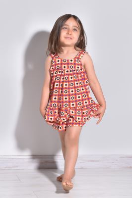 تاپ پیراهنی طرحدار