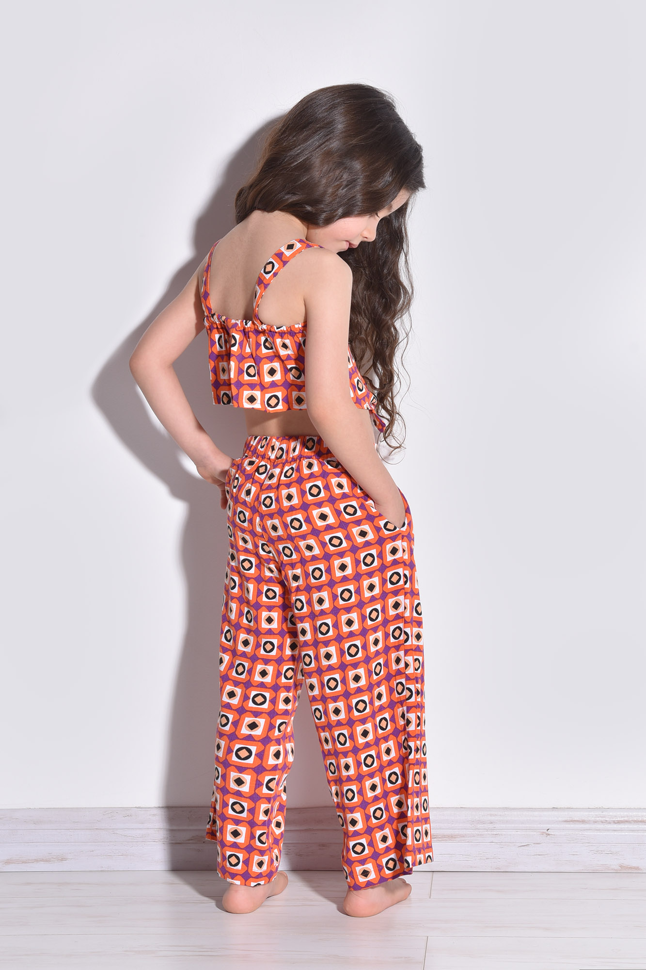 شلوار پارچه ای طرحدار