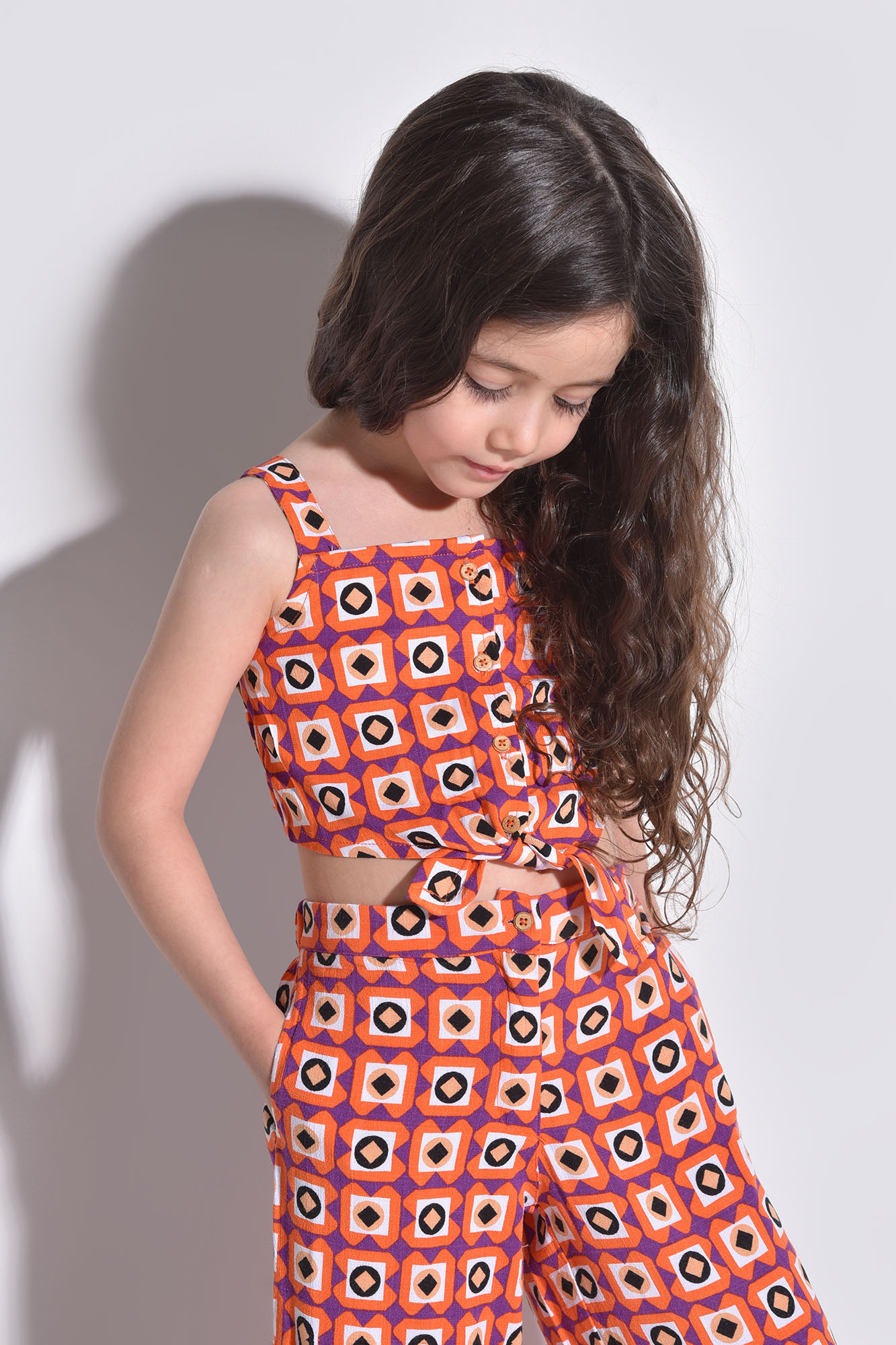 تاپ پیراهنی طرحدار