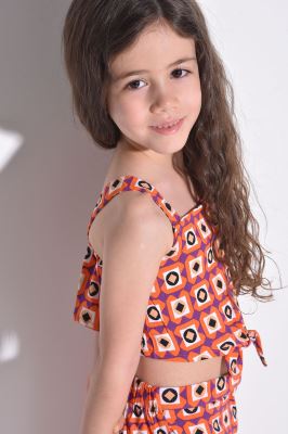 تاپ پیراهنی طرحدار