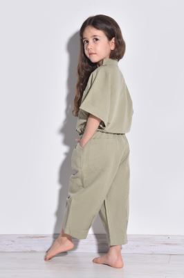 شومیز آستین کوتاه لینن