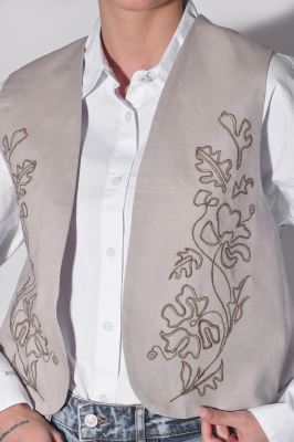 وست کوتاه لینن